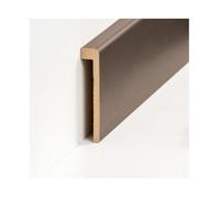 Baguette de recouvrement de carrelage Jusqu'à 85 mm de H 19 x 96 x 2500 mm MDF Marron by PROVISTON