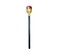 Baguette de sceptre royal - Accessoire de costume pour enfants - Robe | Sceptre en plastique durable avec gaufrage doré et pierres précieuses conçues pour les jeux de rôle des enfants