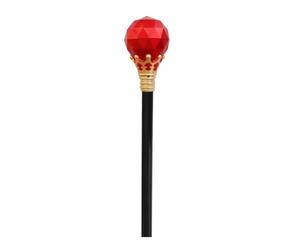 Baguette de sceptre royal - Accessoire de costume pour enfants - Robe | Sceptre en plastique durable avec gaufrage doré et pierres précieuses conçues pour les jeux de rôle des enfants