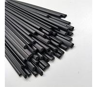 Baguette de soudage TIG en aluminium, baguettes plastique PP (3 mm) noir, paquet 200 mm * 40 pièces/forme triangulaire/fournitures fils bâtons