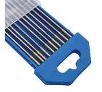 Baguette De Soudure Baguettes de soudage en tungstène Tig WL15 WES WC20 WP WY20 WT20 WZ8 WL20 Électrode Wolfram(WL15 Gold,1x150mm 10pcs)