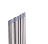 Baguette De Soudure Électrode en tungstène WC20, tige Tig professionnelle for machine à souder, pointe grise, 10 pièces(2.0mm)