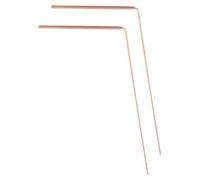 Baguette de Sourcier en Cuivre Portable pour Détection Feng Shui | Deux Tiges en Cuivre, Usage Extérieur et Rassemblement, Outil Léger à Emporter, Détection Simple