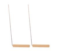 Baguette de Sourcier, Tige Principale, Manche Long Portable | Bois et Cuivre, Forme Simple, Kit Facile à Transporter Ranger, Aventures Extérieures et Exploration