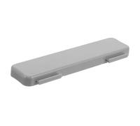 Baguette de Store Vertical Magnétique Argenté, Réglage sans Fil, Moderne | Système à Quatre Aimants Intégrés, Structure Creuse, Usage Maison pour Chambres, sans Abîmer les Cadres