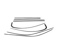 Baguette Décorative Chromée Noire Portières Et Vitres Pour BMW Série 3 Berline E46 (1998-2005) Joints D'Étanchéité Vitres Voiture