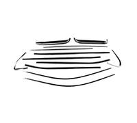 Baguette Décorative De Vitre Extérieure Pour GMC Pour Sierra 1500 Pour Cabine Double (2019-2025) Ceinture D'Étanchéité Vitres Voiture