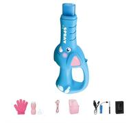 Baguette élastique à bulles de brouillard, machine à bulles de fumée magique avec 10 paquets de solution à bulles concentrée et manuel d'instructions en anglais, machines à bulles interactives