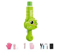 Baguette élastique à bulles de brouillard, machine à bulles de fumée magique avec 10 paquets de solution à bulles concentrée et manuel d'instructions en anglais, machines à bulles interactives