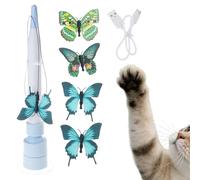 Baguette électrique automatique pour chats avec ventouse puissante pour des opérations simples, jouet d'exercice actif et heureux
