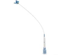 Baguette électrique pour chat avec poignée de 55 cm, source d'alimentation rechargeable, rotation à 360°, plume et ventouse pour exercices de routine d'intérieur pour félin (B)