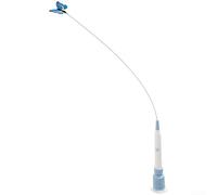 Baguette électrique pour chat avec source d'alimentation rechargeable, deux modes de taquinerie automatiques et ventouse pour un montage mains libres sur des zones plates (B)