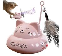Baguette Électrique pour Chat Design chat mignon avec lumières et musique, | Accessoire automatique pour chat d'intérieur Pour l'exercice, l'enrichissement, le d'intérieur de c