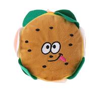 Baguette en peluche pour hamburger, chien, chiot, chat - Son amusant à mâcher - Traitement durable