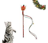 Baguette interactive pour chat avec clochette rétractable | Creative Kitten Playtime Active Fun Exercice Pounce Jump Swat Soulagement de l'ennui Intérieur Teaser Traque Course