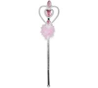 Baguette magique - BOLAND - Rose et argent - Pour enfant - 32 cm