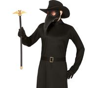 Baguette magique d'étudiant magicien Accessoire Carnaval Costume Docteur Noir Or, Couleur : Noir