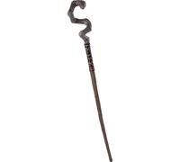 Baguette magique en forme de serpent Sceptre en forme de serpent gris 120cm