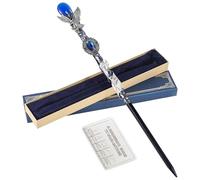 Baguette magique fine faite à la main - Accessoire de cosplay pour sorcières et magiciens - Cadeau magique pour Halloween, Noël et fête d'anniversaire