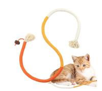 Baguette pour chat | Jouets de dentition pour chat | Jouet en fil pour chat | Jouet de dentition pour chat | Jouet de dentition pour chat parfumé durable et , Tout orange, riferimento alla