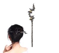 baguette pour cheveux, Baguettes à cheveux en pierre de lune for chignon, bijoux mignons, épingle à cheveux de lune, bijoux de sorcière, cristaux de guérison, épingle à cheveux, baguettes à cheveux an