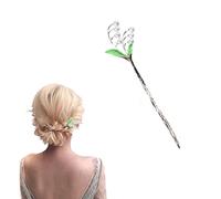 baguette pour cheveux, Baguettes à cheveux, épingle à cheveux à pompon vintage, épingle à cheveux en forme de U, épingles à cheveux de fixation de chignon, bâtons de cheveux de fleurs, accessoires en