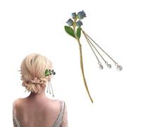 baguette pour cheveux, Baguettes à cheveux, épingle à cheveux à pompon vintage, épingle à cheveux en forme de U, épingles à cheveux de fixation de chignon, bâtons de cheveux de fleurs, accessoires en