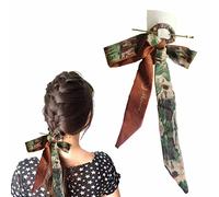 baguette pour cheveux, Épingles à cheveux de banderoles d’arc, bandeaux de coiffure de cheveux enroulés à l’arrière de la tête, bâtons de cheveux en épingle à cheveux de perle de pivoine verte, baguet