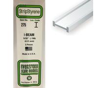 Baguette Profile En I En Plastique 350 X 4 X 2 Mm , 3 Pcs