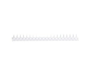 Baguette reliure anneaux plastique 51 mm PAVO blanc - Boîte de 50