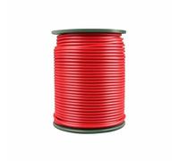 Baguette ronde de soudage en plastique ， Fil de soudure PVC, baguettes de soudure plastique, diamètre 4 mm, rouleau de 100 m, for soudage par fusion thermique, rouge(Red)