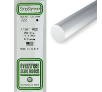 Baguette Ronde En Plastique 350 X 1,6 Mm , 8 Pcs