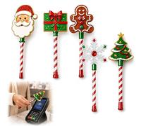 Baguette tactile de Noël - Baguette de paiement sans contact, sapins (5 pi