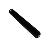 Baguette Yoni en quartz rose naturel avec pointe de déclenchement pour acupuncture et grattage du visage, noir
