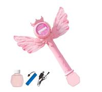 Baguettes À Bulles De Princesse, Compagnon De Jeu Pratique, 22,5 X 6 X 30 Cm, Jouets À Búlles Avec Lumière LED Et Musique, Jouet Machine À Bulles, Accessoire Magique De Princesse Et De Sorcier, Pour L