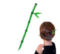 Baguettes à cheveux chinoises vintage de style chinois - Accessoire pour chignons en résine pour usage quotidien, cérémonies de thé et événements