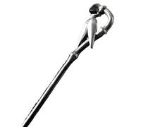 Baguettes à cheveux for femmes, bâtons de cheveux rétro chinois for femmes cheveux longs 925 argent, bambou Lotus gland argent épingle à cheveux accessoires de cheveux anciens for fille,