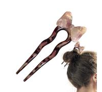 Baguettes à cheveux pour, baguettes pour cheveux, épingles en U de style rétro français pour, nœud papillon mignon pour femme