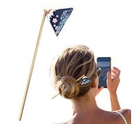 Baguettes à cheveux pour femme, outil de coiffure en avec pendentif - Accessoire décoratif pour - Épingle à cheveux élégante de 14 cm pour le shopping, les rendez-vous galants