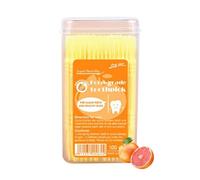 Baguettes à double tête | Baguettes à double pointe parfumées | 100 unités en forme d'épine de poisson pour soins bucco-dentaires pour femmes, hommes, adolescents et personnes âgées