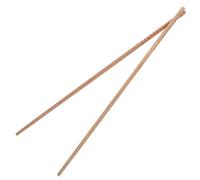 Baguettes Chinoises en Bois de Hêtre Extra Longues pour Hot Pot | Style Chinois Traditionnel, Prise Facile des Nouilles, Protection la Chaleur, Teinte Kaki, Usage Maison