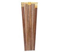 Baguettes Chinoises en Bois Massif, Lot de Set de Paires avec Boîte | Finition Lisse, Veinage, Design Asiatique Élégant, pour Nouilles, Raviolis, Repas Maison et Restaurant