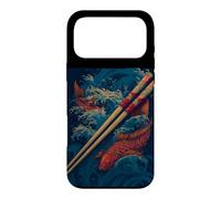 Baguettes Cool avec Costume de Carpe koï Coque pour iPhone 17 Pro Max