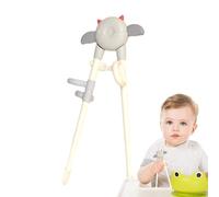 Baguettes d'Apprentissage,Boucle Détachable,Réutilisable - Solutions Pour Mangeurs Difficiles, Outil D'Apprentissage Des Baguettes, Ustensiles Pour Et Assistant Pour Les