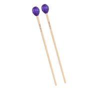 Baguettes de batterie antidérapantes à tête dure pour instruments de percussion, marimba, vibraphone, maillets enveloppés de fil durable, baguettes pour vibrophone