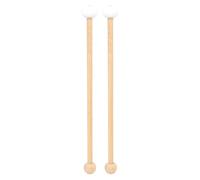 Baguettes de batterie double face pratiques en bois et feutre, standard, adaptées pour les batteurs, les spectacles de scène, les baguettes de batterie polyvalentes