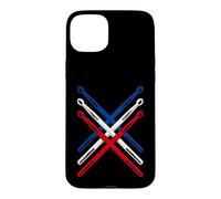 `Baguettes De Batterie Drum France Percussion Batteur Cadeau Coque pour iPhone 15 Plus