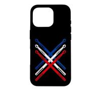 `Baguettes De Batterie Drum France Percussion Batteur Cadeau Coque pour iPhone 16 Pro