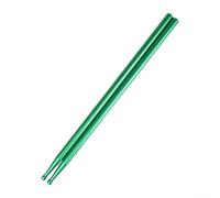 Baguettes de batterie en aluminium de taille 5A conçues pour un équilibre optimal pour la pratique du jazz et des pads (vert)