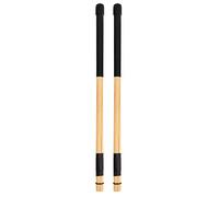 Baguettes de Batterie en Bambou, Accessoires de Percussion Noires, Paire - Son Naturel et Doux, Structure Durable et Portable, Idéal pour Jazz et Musiciens